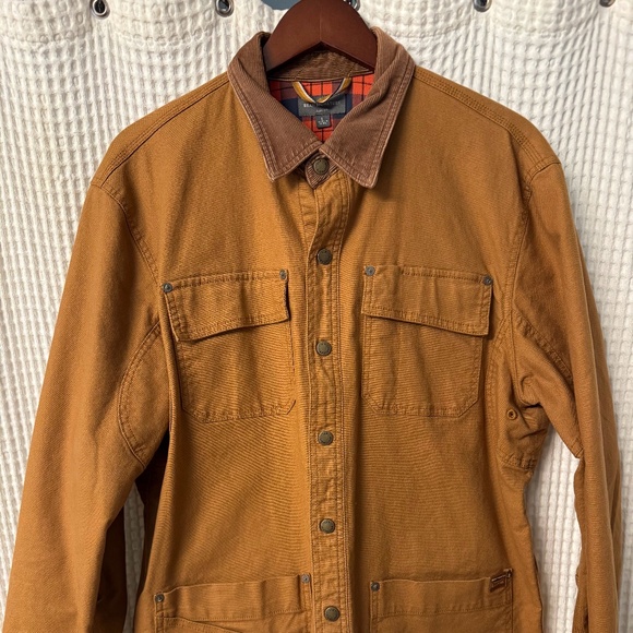 L.L. Bean Other - L.L. Bean Men's Signature Lined Canvas Shirt Jacket Tan